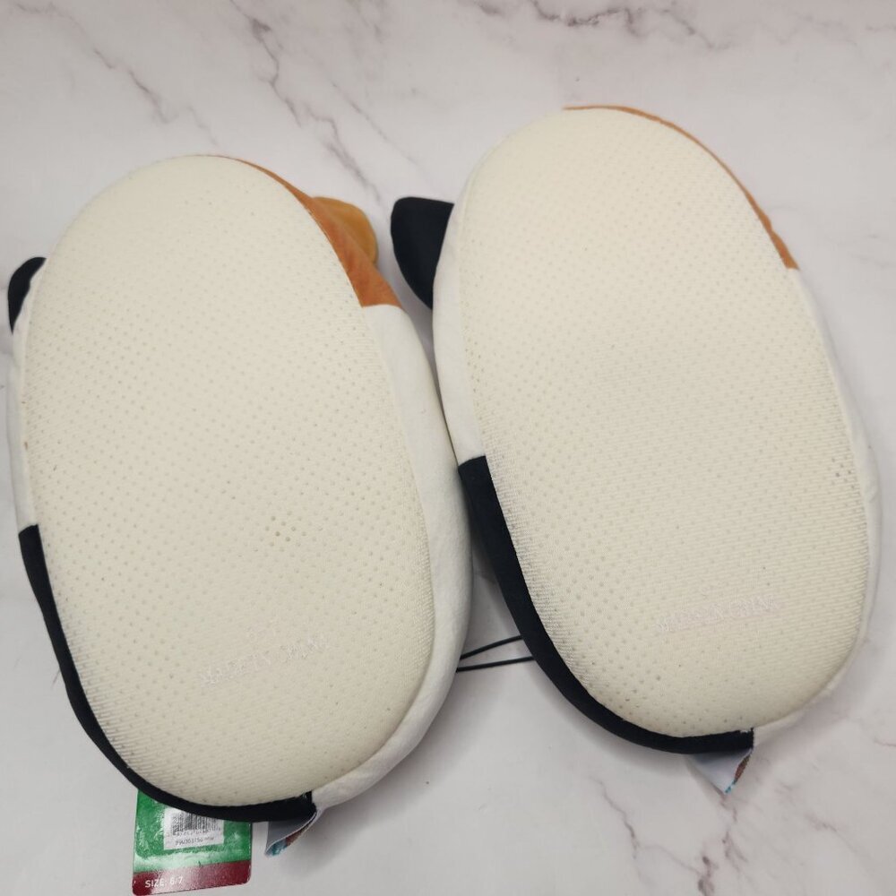 NWT Original Squishmallows Jazwares Christmas Slippers Cat Christmas Tree 6-7 - Picture 6 of 7